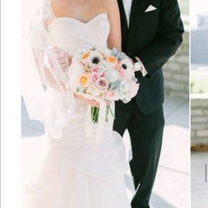 Monique Lhuillier Peony Blush Wedding Gown